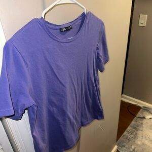 Zara Women's Purple Top